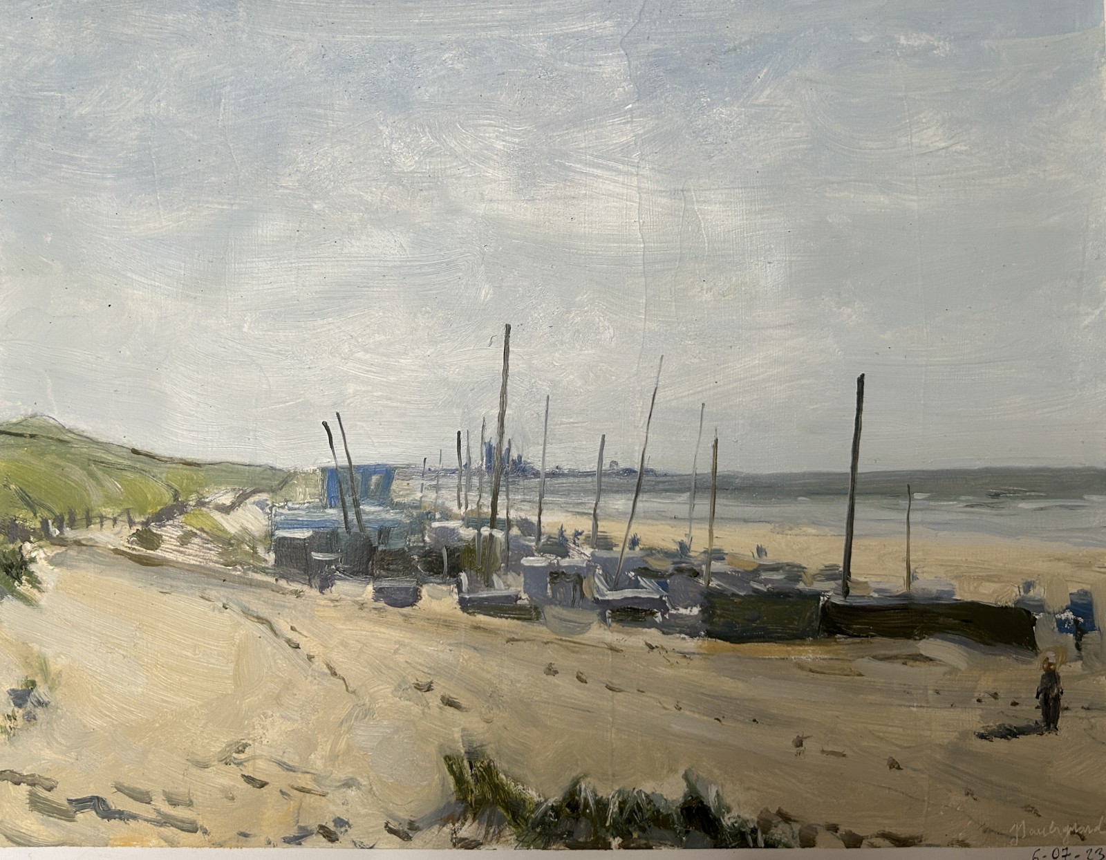 Plage de Katwijk, Pay-Bas