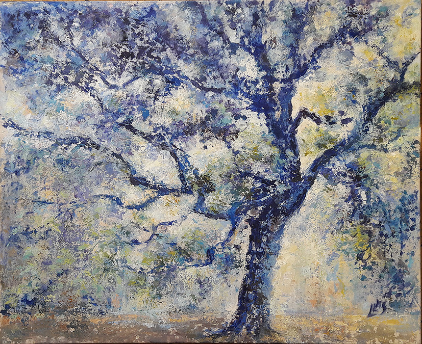 L'arbre bleu