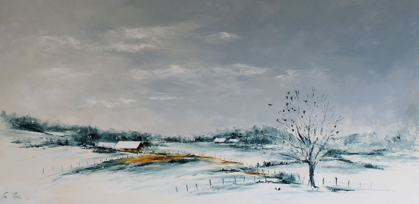 Neige dans les Amognes