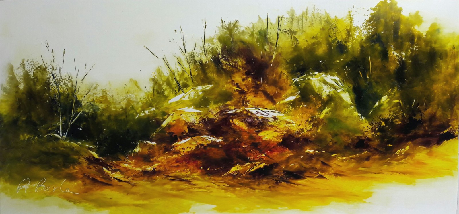 Les rochers du sommet