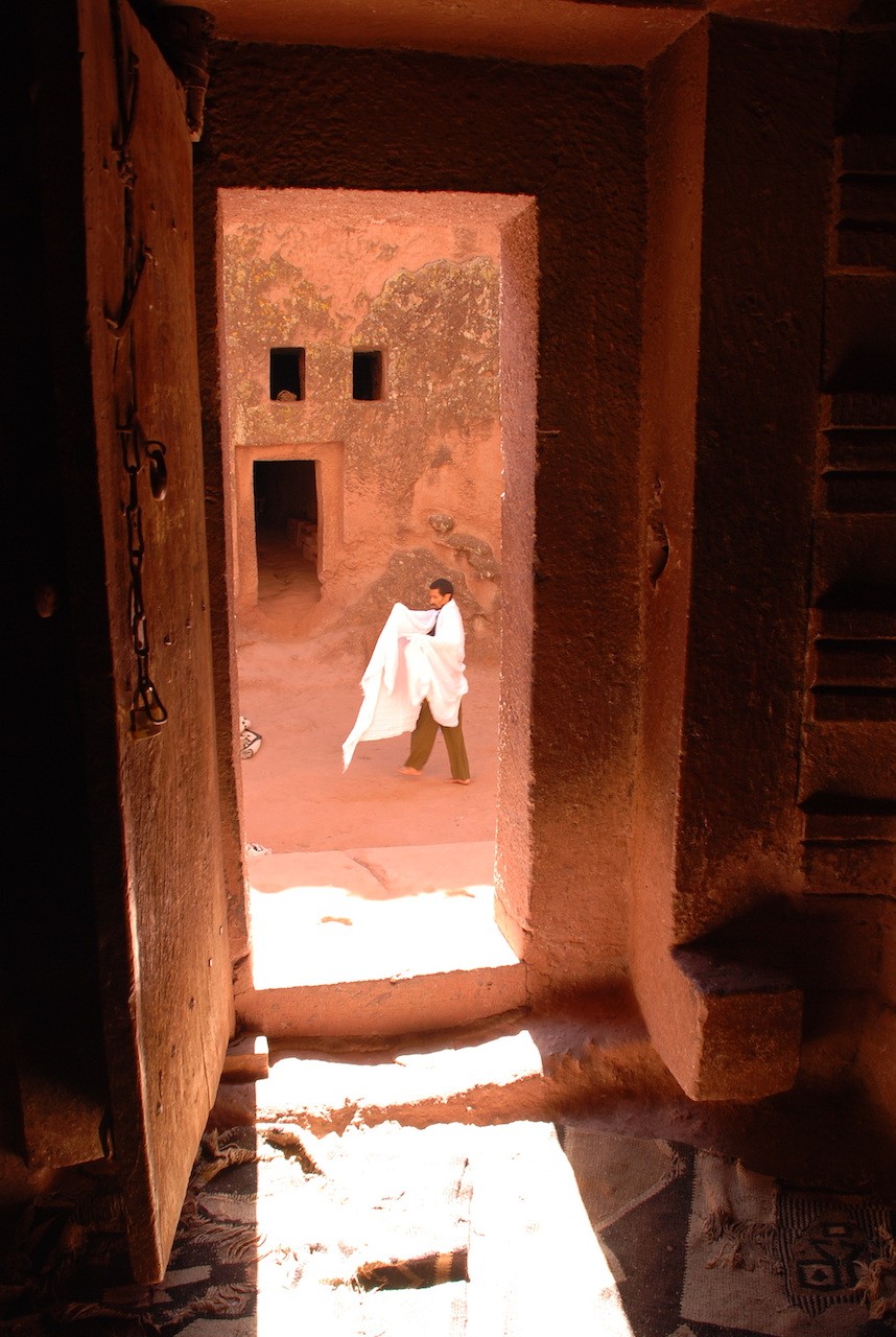 Le pagne blanc