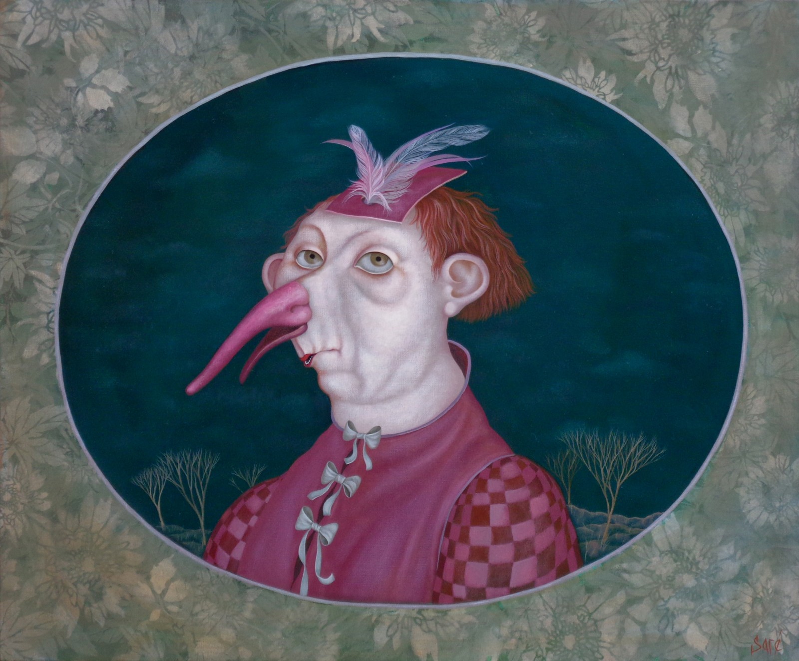 Portrait ovale